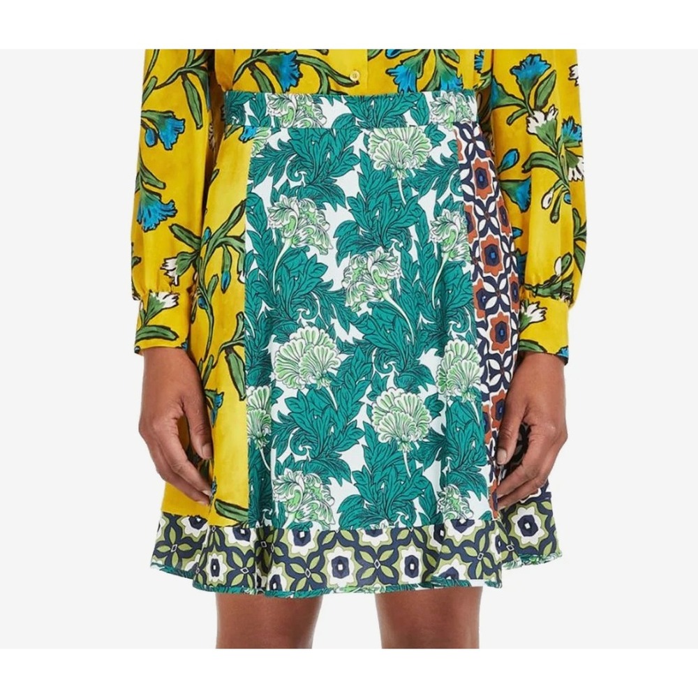 Maxmara Weekend Kiens Patterned Skirt in Green Multi sz 4‎